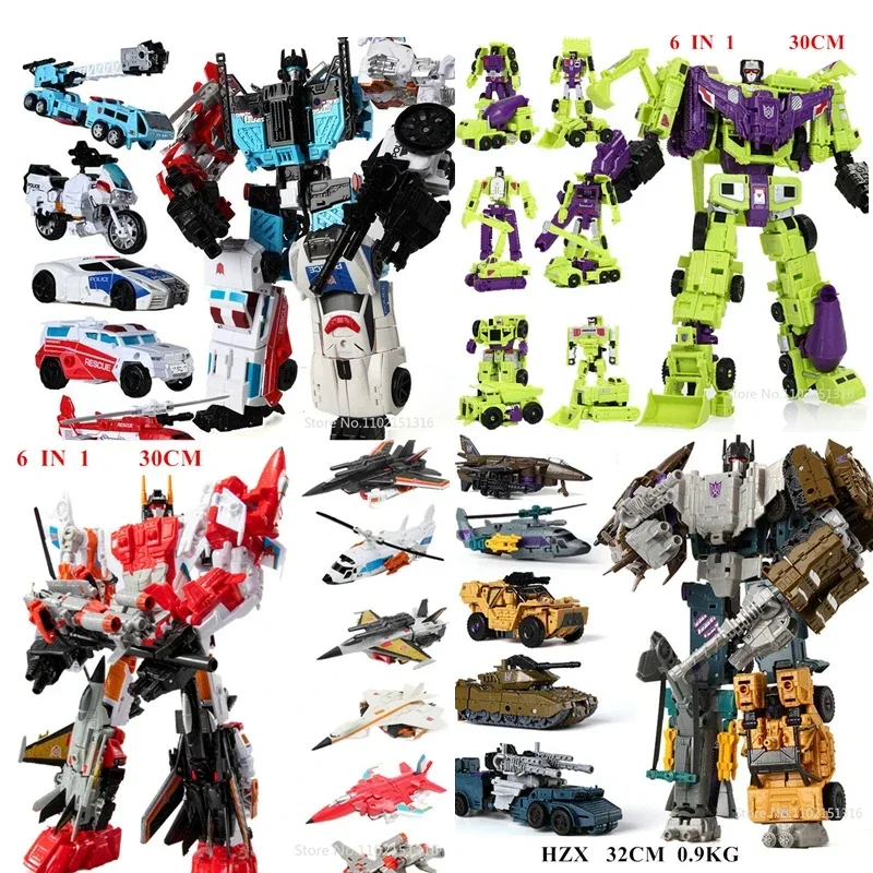 Model Kit Transformers - Transformation Robot Toys HZX Defensor Bruticus
