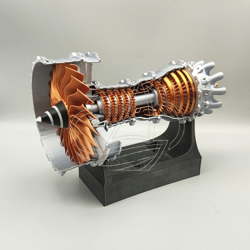 Model Kit Jet Engine - Mini Turbofan Engine Model Operable Jet