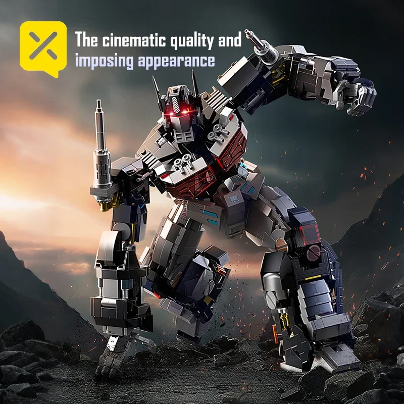 Model Kit Optimus Prime - Optimus Prime Knight Transformer Robot Building