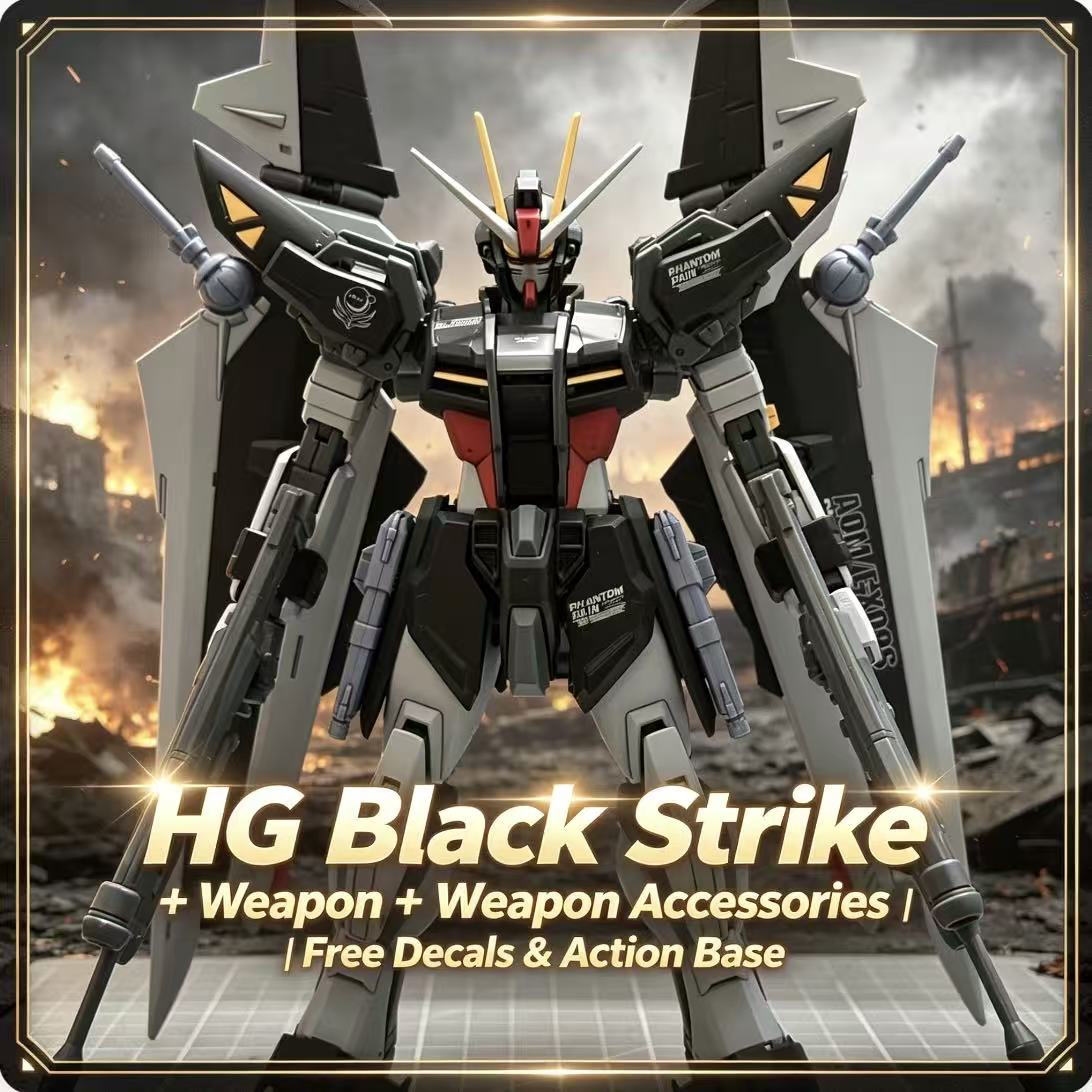 Model Kit Non Gundam - 41 HG 1/144 Black Strike Mecha