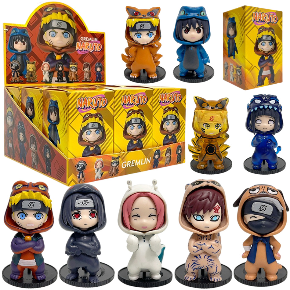 Model Kit Naruto - Anime 8cm Naruto 9pcs Set Random