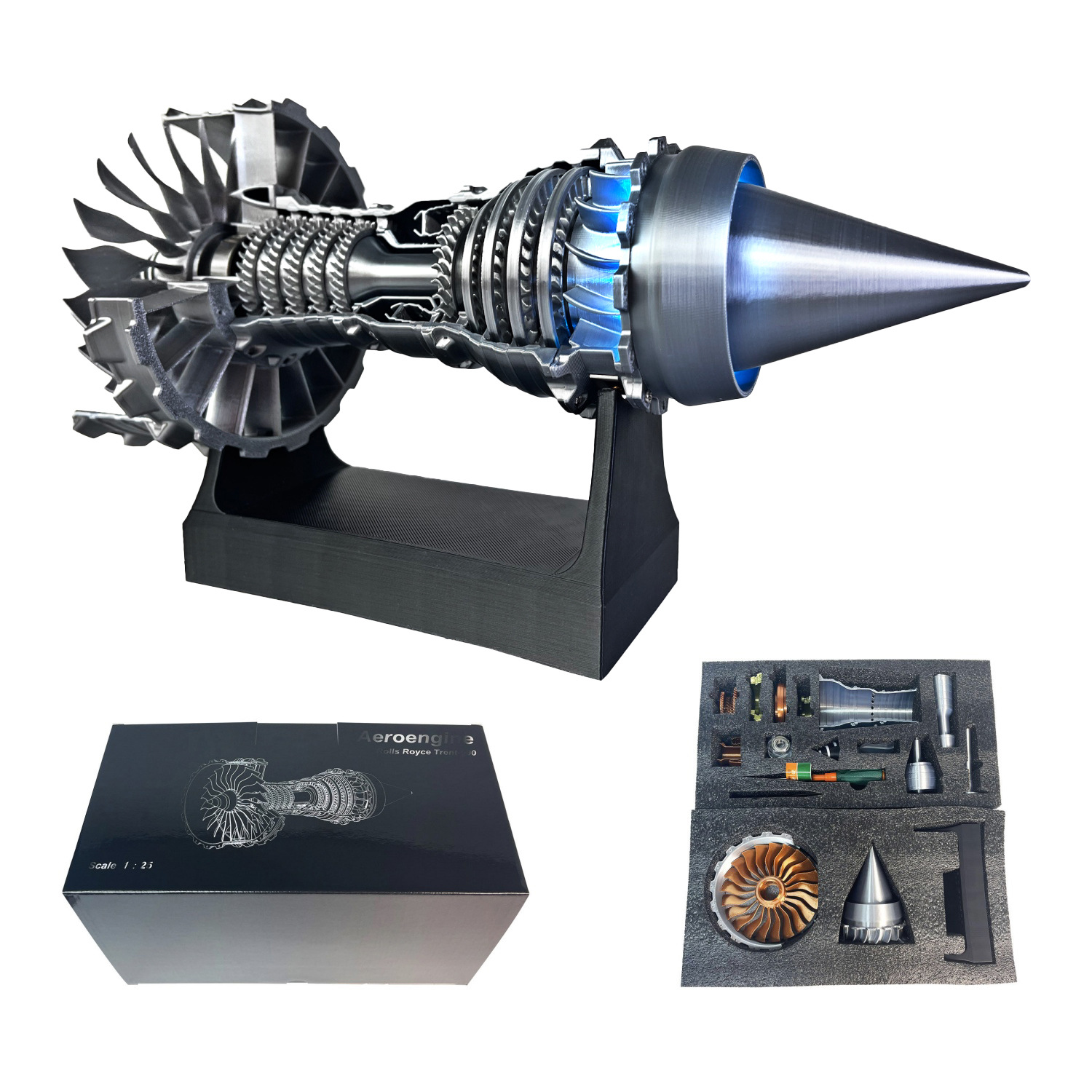 DIY Turbofan Jet Engine Model  - огляд і ціна Model Kit Jet Engine