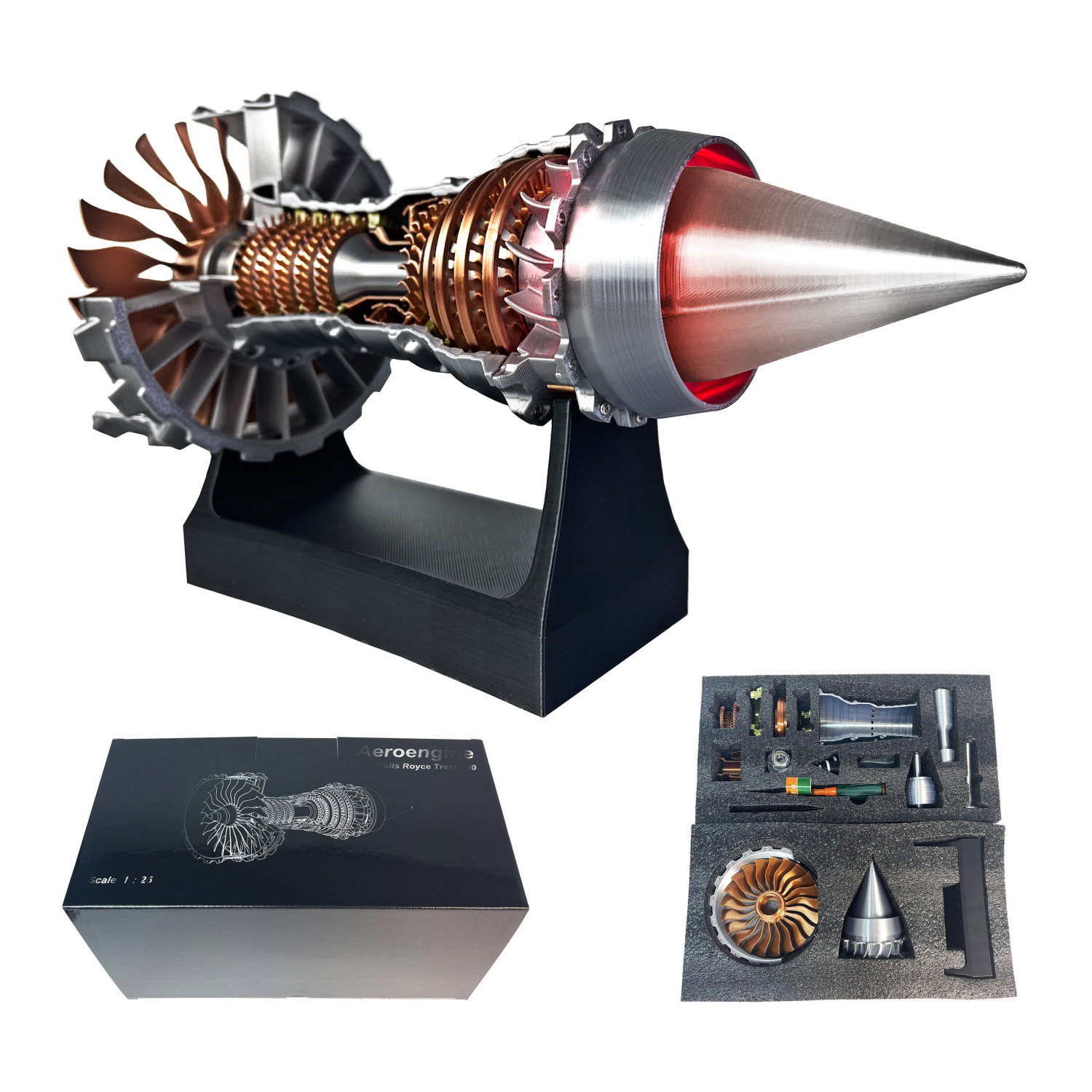 DIY Turbofan Jet Engine Model  - огляд і ціна Model Kit Jet Engine