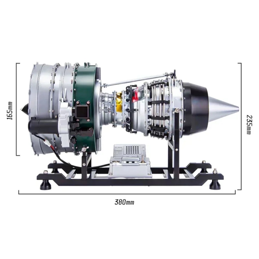 TECHING 1/10 Metal Jet Turbine - огляд і ціна Model Kit Jet Engine