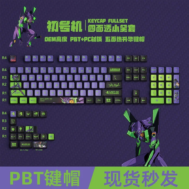 EVANGELION Eva Keycaps XDA EVA - огляд і ціна Model Kit Eva 01