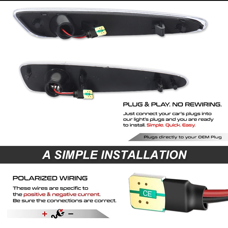 iJDM Front Rear Bumper LED Sid - огляд і ціна Model Kit Led