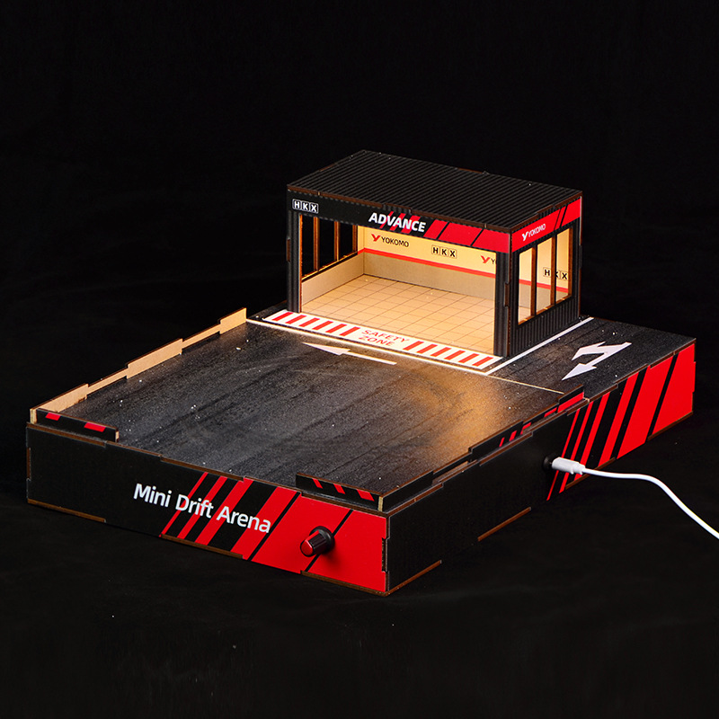 1:64 Scale DIY Drift Track Dio - огляд і ціна Model Kit Led
