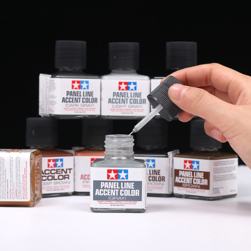 TAMIYA Panel Line Accent Color - огляд і ціна Tamiya Model Paint Set