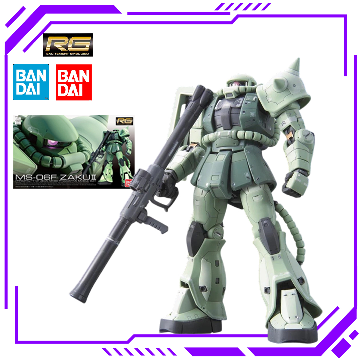In Stock  Bandai RG 1/144 RX-7 - огляд і ціна Model Kit Zaku