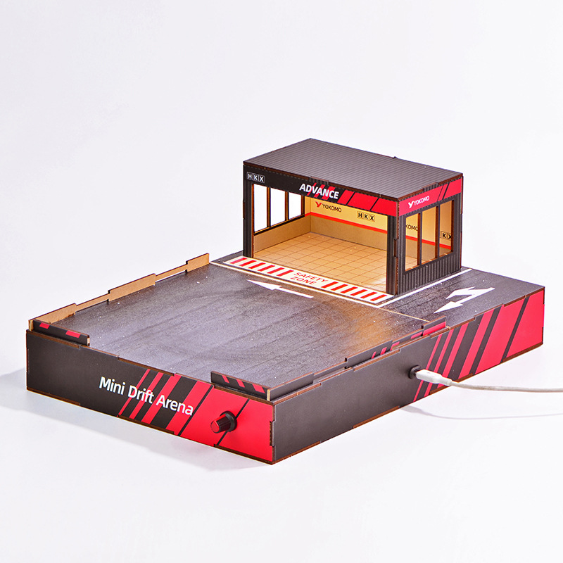 1:64 Scale DIY Drift Track Dio - огляд і ціна Model Kit Led