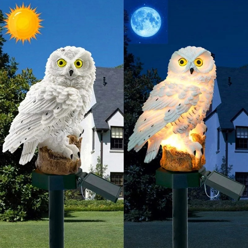 Solar Owl Statue Garden Light  - огляд і ціна Model Kit Led