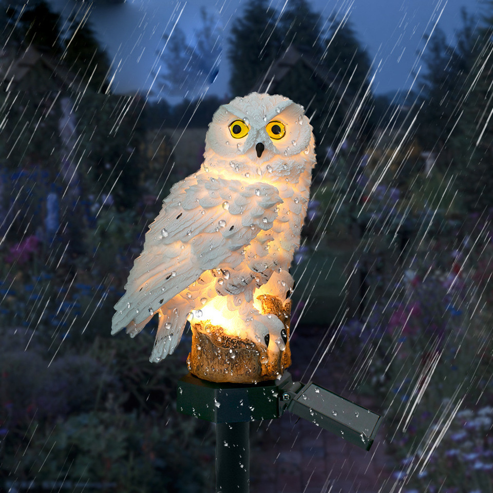 Solar Owl Statue Garden Light  - огляд і ціна Model Kit Led