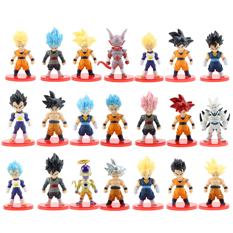 21Pcs/Set Dragon Ball Mini Fig - огляд і ціна Model Kit Vegeta