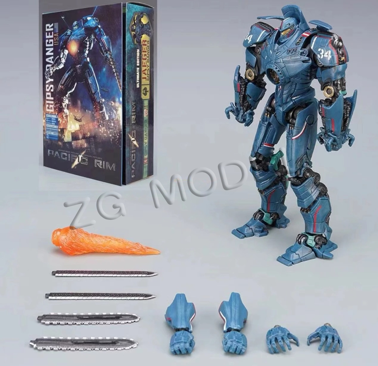NOW Light 20CM Emit NECA Figur - огляд і ціна Model Kit Pacific Rim