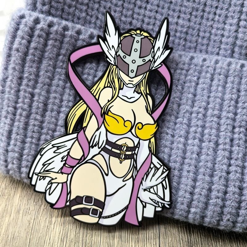 Digimon Angewomon metal badge  - огляд і ціна Model Kit Digimon