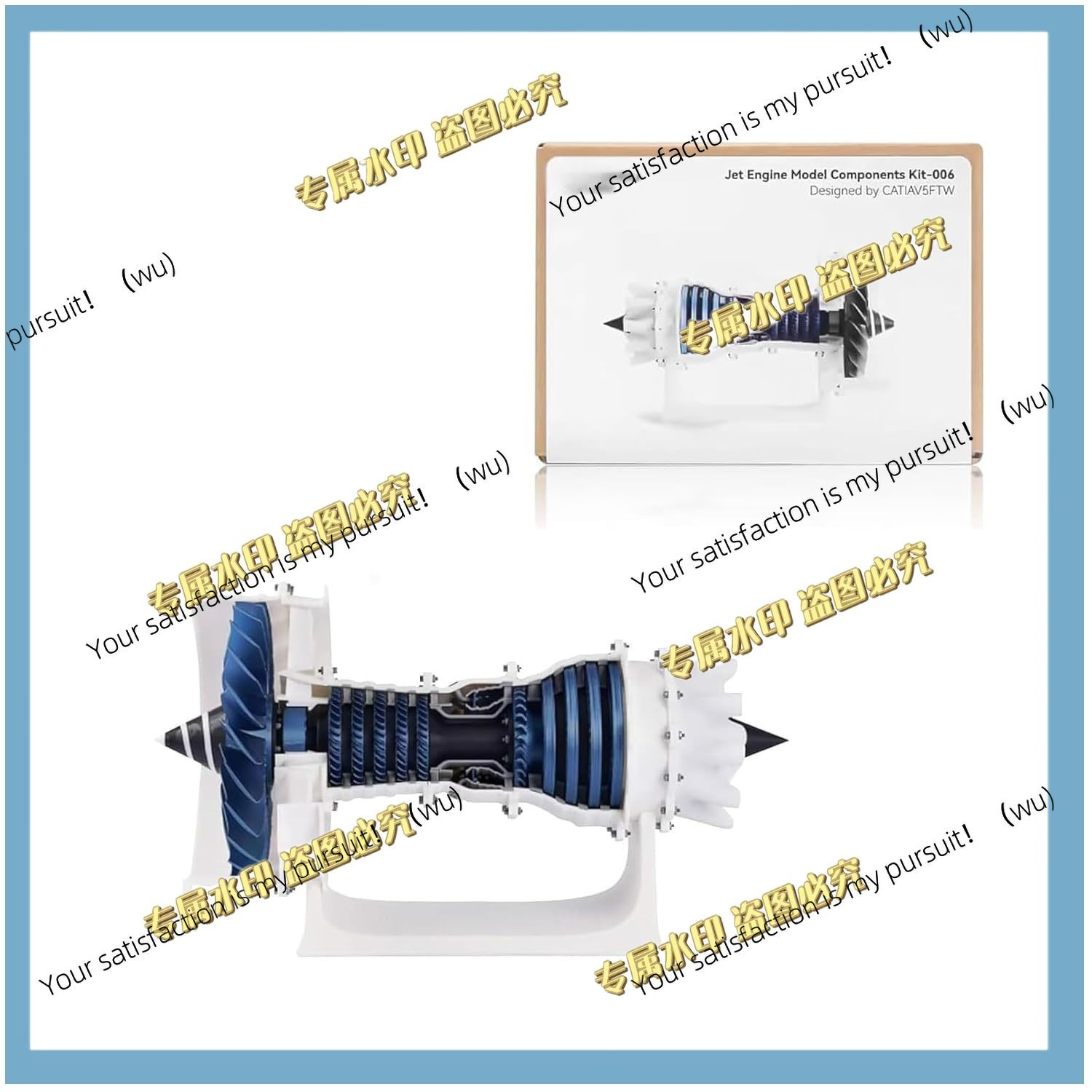 For Bambu Lab Makerworld MH006 - огляд і ціна Model Kit Jet Engine