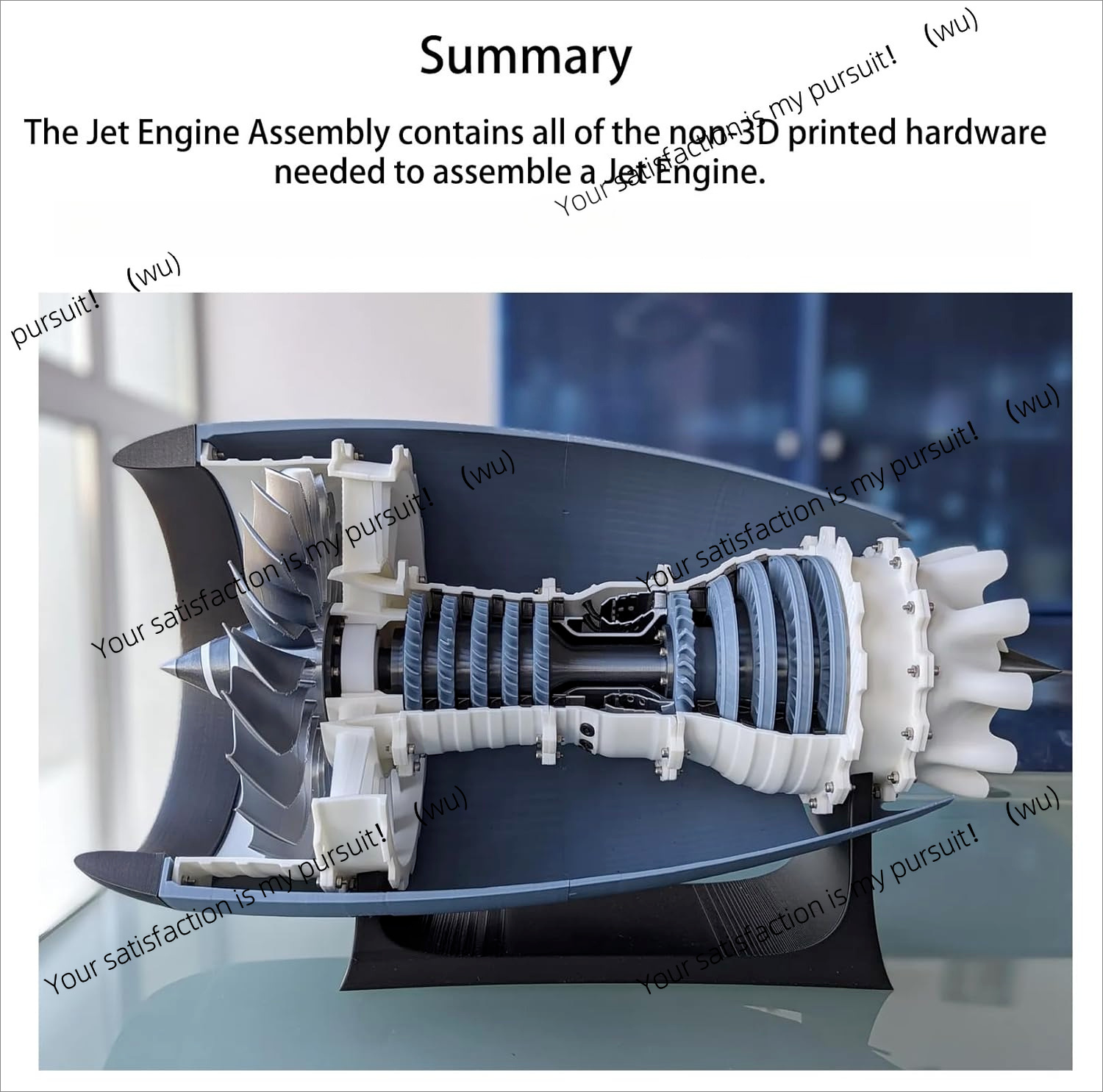 For Bambu Lab Makerworld MH006 - огляд і ціна Model Kit Jet Engine