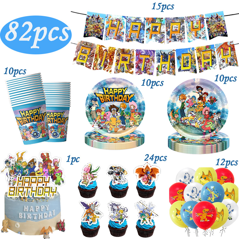 Digimon Themed Birthday Party  - огляд і ціна Model Kit Digimon