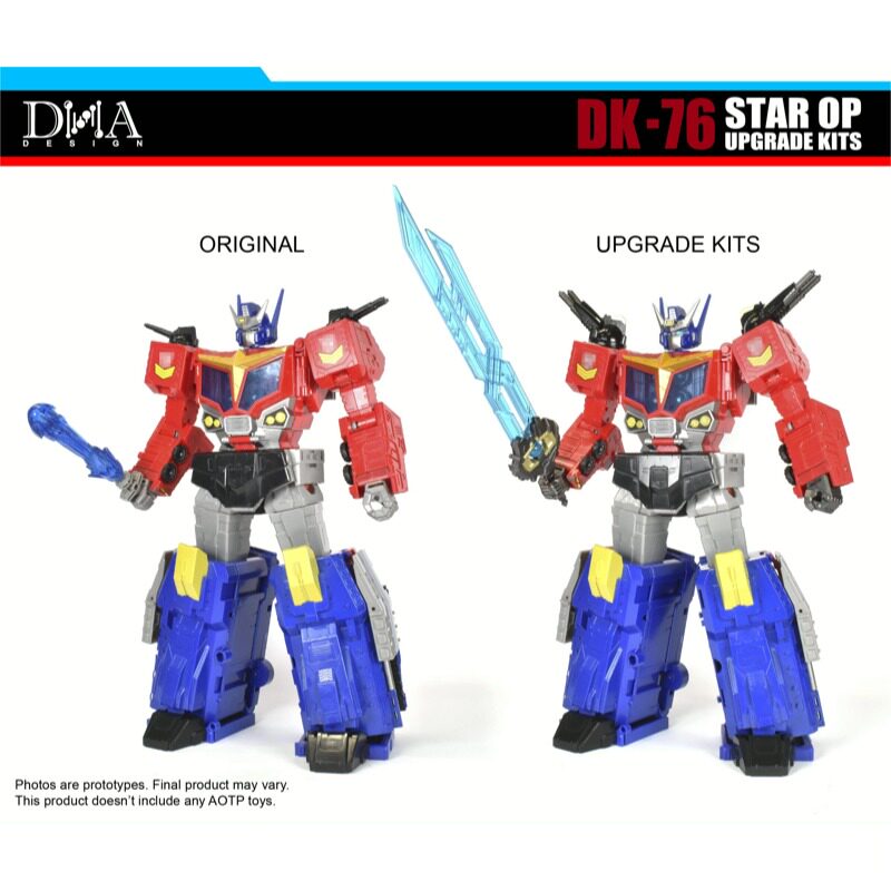 DNA DK-76 Upgrade Kit for Age  - огляд і ціна Model Kit Transformers