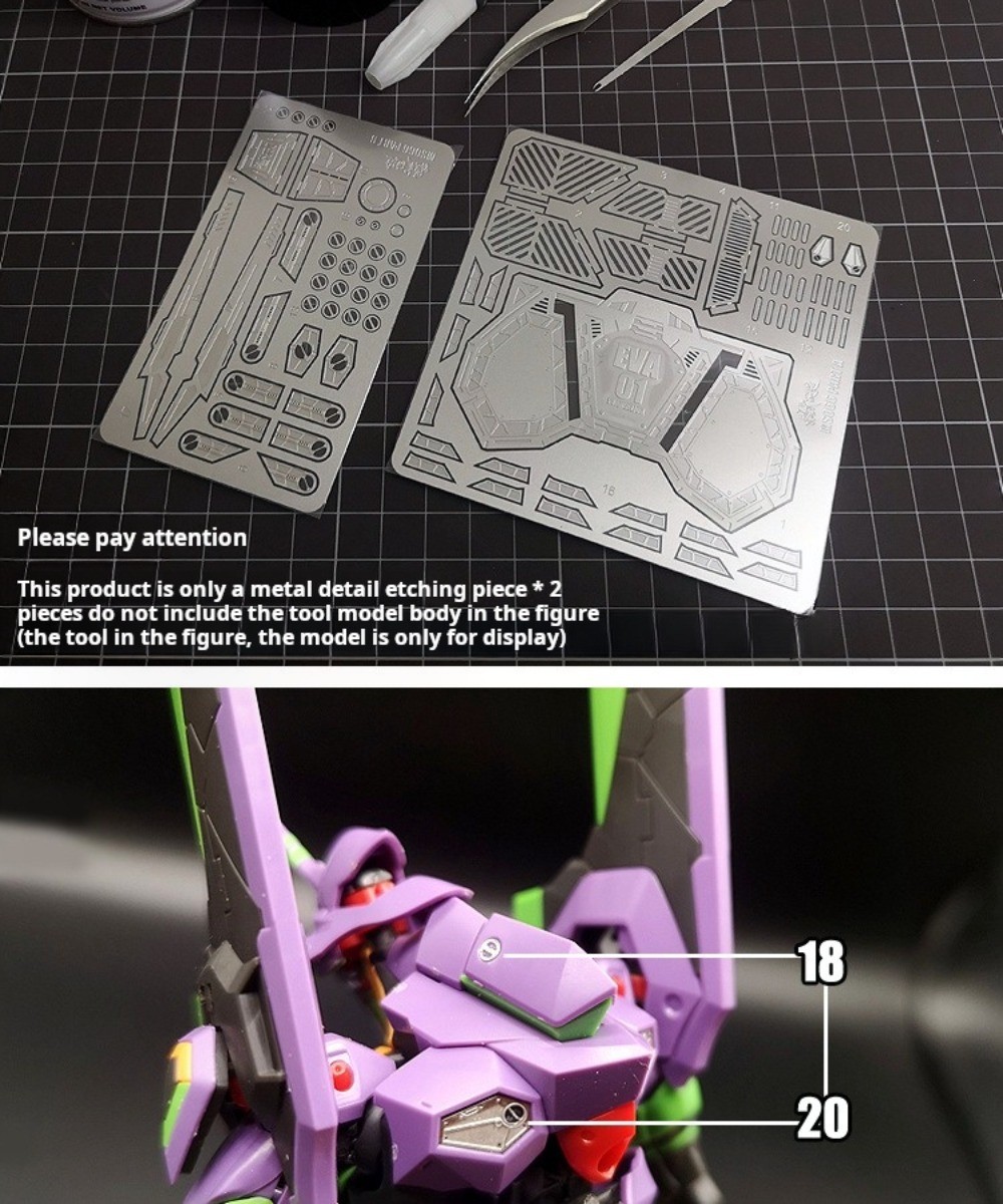MS066 MSWZ Metal Etching Parts - огляд і ціна Model Kit Eva 01